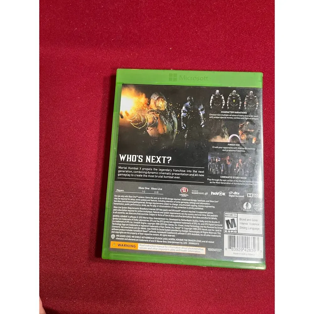Bundle Xbox One Mortal Kombat X and XL